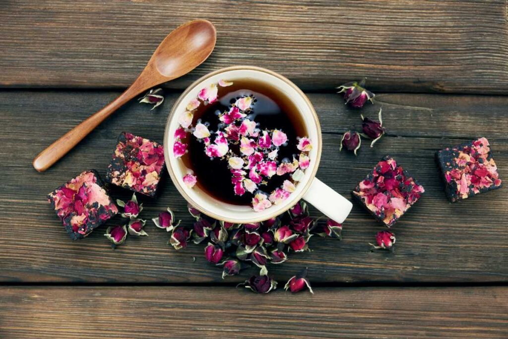 rose tea